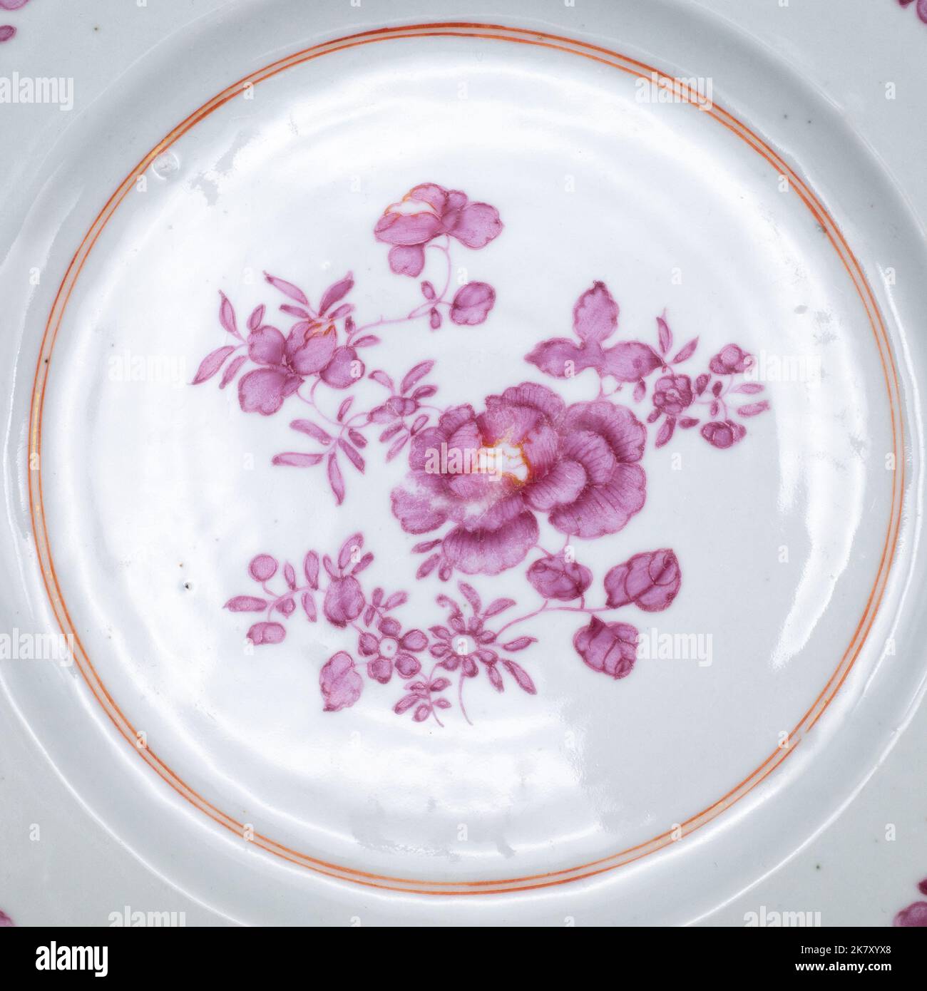 Vintage Kobe Enameled Cookware Japan | White with Floral Pattern | Pink,  Purple, Blue