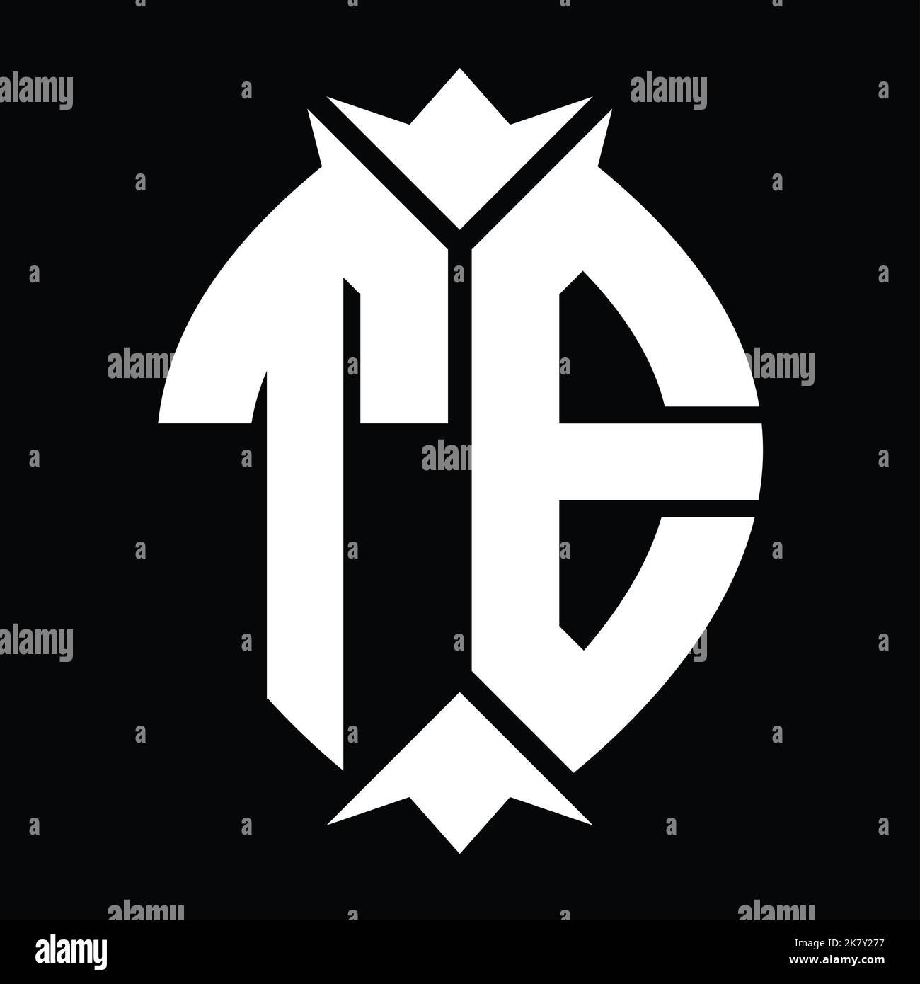 Monogram Te Element te hi-res stock photography and images - Alamy