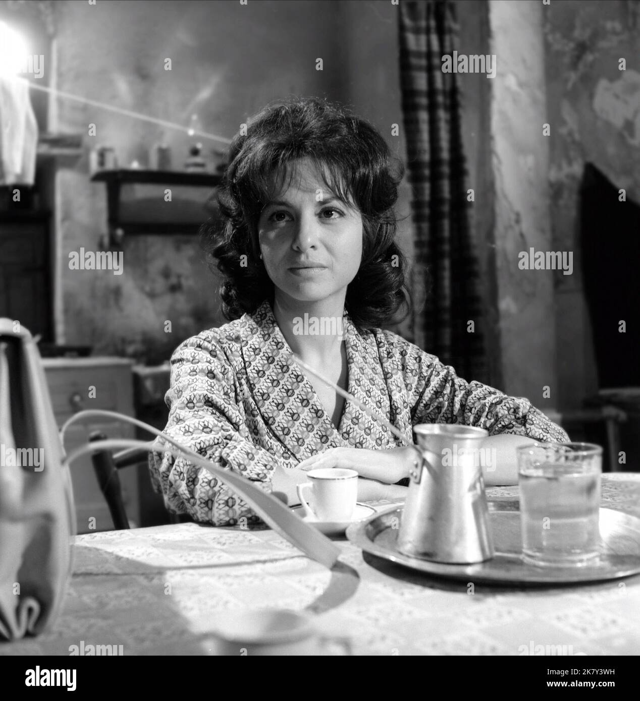 Faten Hamama  Film Cairo (1963) Characters: Amina  Director: Wolf Rilla 01 January 1963   **WARNING** This Photograph is for editorial use only and is the copyright of MGM and/or the Photographer assigned by the  Film or Production Company and can only be reproduced by publications in conjunction with the promotion of the above  Film. A Mandatory Credit To MGM is required. The Photographer should also be credited when known. No commercial use can be granted without written authority from the  Film Company. Stock Photo