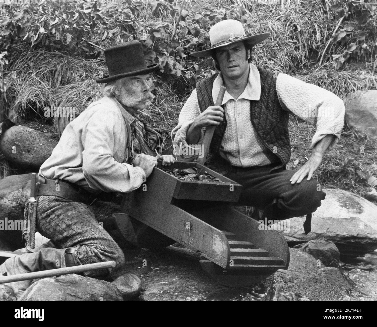 Lee Marvin & Clint Eastwood Film Paint Your Wagon (USA 1969