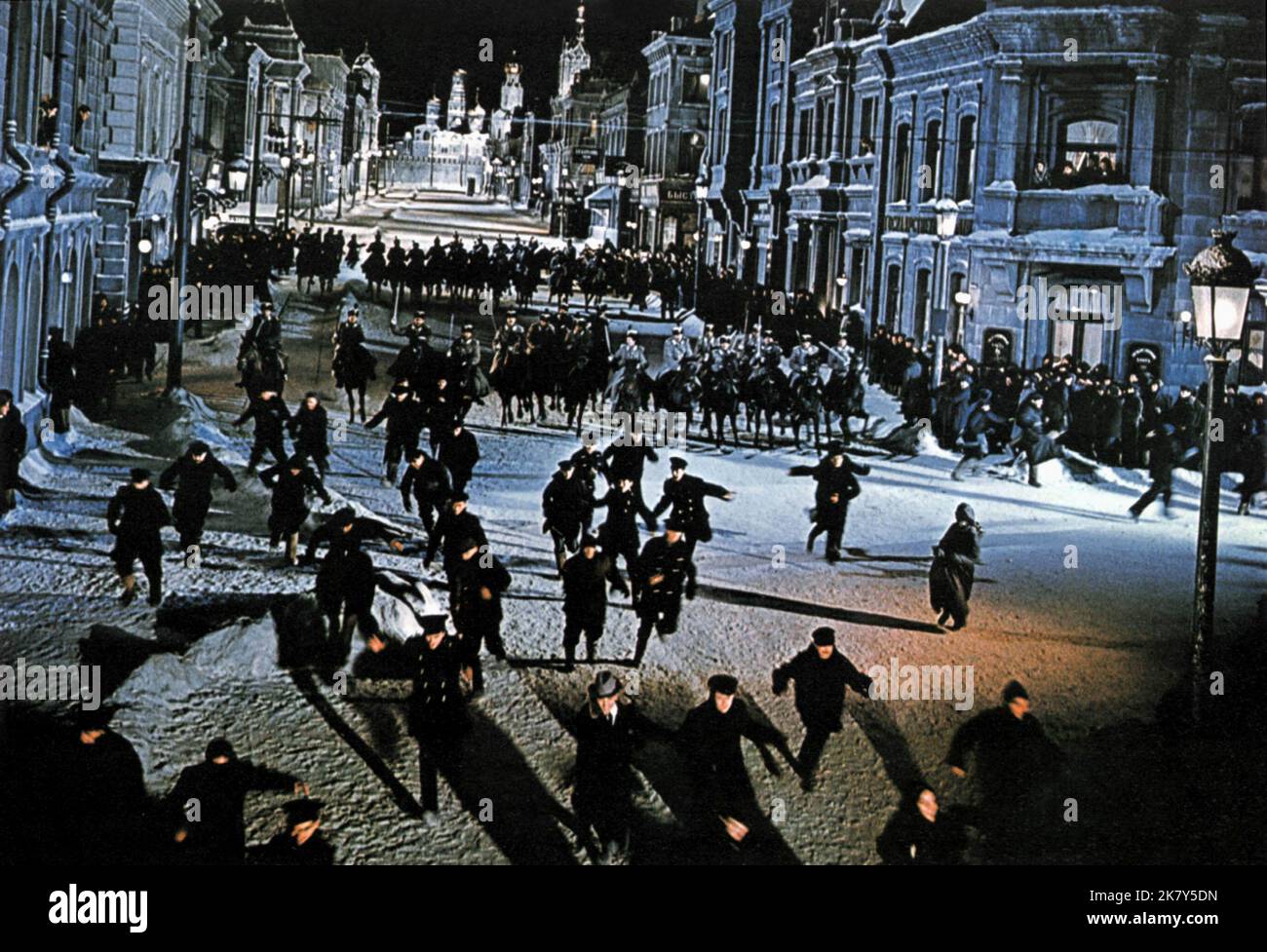 Revolution Scene Film: Doctor Zhivago (USA/UK/IT 1965)   Director: David Lean 22 December 1965   **WARNING** This Photograph is for editorial use only and is the copyright of MGM and/or the Photographer assigned by the Film or Production Company and can only be reproduced by publications in conjunction with the promotion of the above Film. A Mandatory Credit To MGM is required. The Photographer should also be credited when known. No commercial use can be granted without written authority from the Film Company. Stock Photo