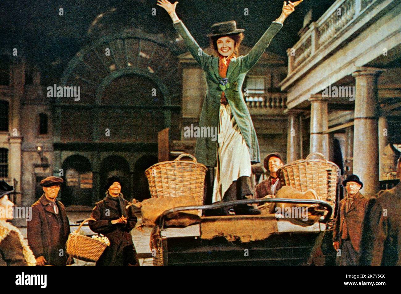 Audrey Hepburn Film: My Fair Lady (USA 1964) Characters: Eliza Doolittle  / Literaturverfilmung (Based On The Play 'Pymalion' By  George Bernard Shaw) Director: George Cukor 21 October 1964   **WARNING** This Photograph is for editorial use only and is the copyright of WARNER BROS. and/or the Photographer assigned by the Film or Production Company and can only be reproduced by publications in conjunction with the promotion of the above Film. A Mandatory Credit To WARNER BROS. is required. The Photographer should also be credited when known. No commercial use can be granted without written auth Stock Photo