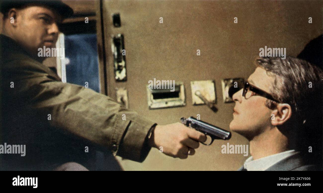 Michael Caine Film: The Ipcress File (1965) Characters: Harry Palmer  Director: Sidney J. Furie 02 July 1965   **WARNING** This Photograph is for editorial use only and is the copyright of RANK and/or the Photographer assigned by the Film or Production Company and can only be reproduced by publications in conjunction with the promotion of the above Film. A Mandatory Credit To RANK is required. The Photographer should also be credited when known. No commercial use can be granted without written authority from the Film Company. Stock Photo