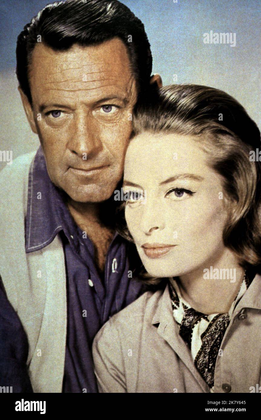 William Holden & Capucine Film: The 7th Dawn (1964) Characters: Major Ferris & Dhana Mercier  Director: Lewis Gilbert 02 September 1964   **WARNING** This Photograph is for editorial use only and is the copyright of UNITED ARTISTS and/or the Photographer assigned by the Film or Production Company and can only be reproduced by publications in conjunction with the promotion of the above Film. A Mandatory Credit To UNITED ARTISTS is required. The Photographer should also be credited when known. No commercial use can be granted without written authority from the Film Company. Stock Photo