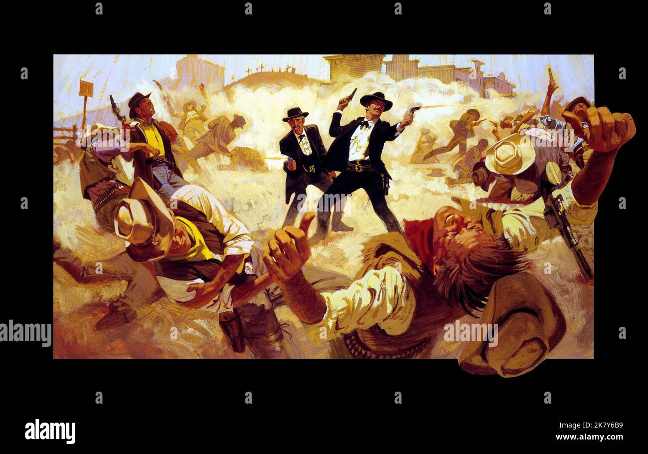 Jason Robards & James Garner Film Hour Of The Gun (1962) Characters