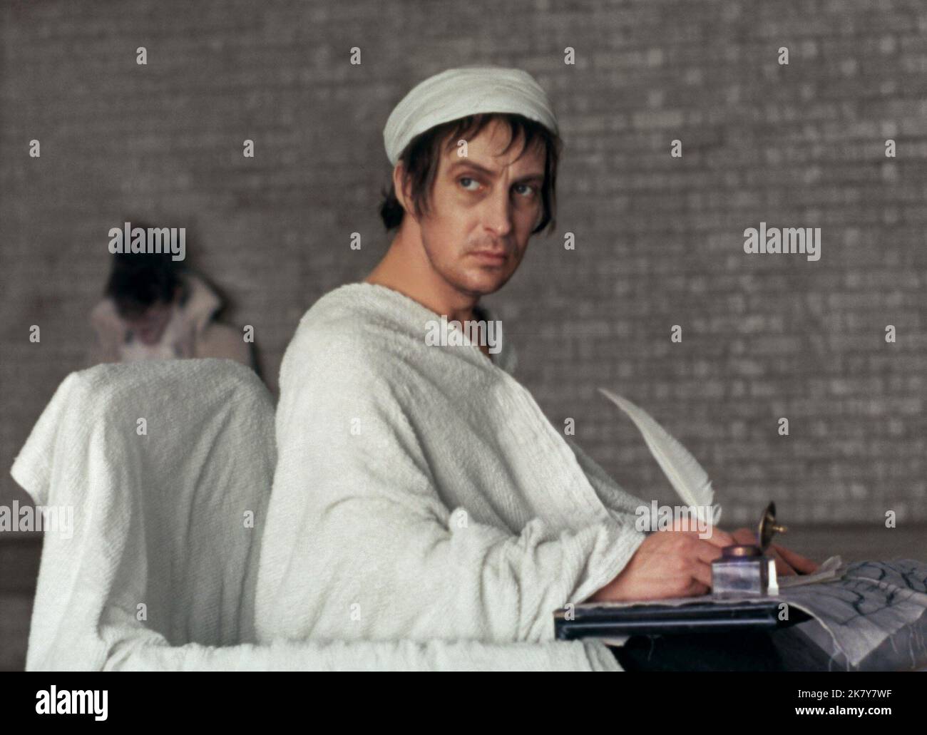 Ian Richardson Film: Marat/Sade (1962) Characters: Jean-Paul Marat  Director: Peter Brook 22 February 1967   **WARNING** This Photograph is for editorial use only and is the copyright of UNITED ARTISTS and/or the Photographer assigned by the Film or Production Company and can only be reproduced by publications in conjunction with the promotion of the above Film. A Mandatory Credit To UNITED ARTISTS is required. The Photographer should also be credited when known. No commercial use can be granted without written authority from the Film Company. Stock Photo