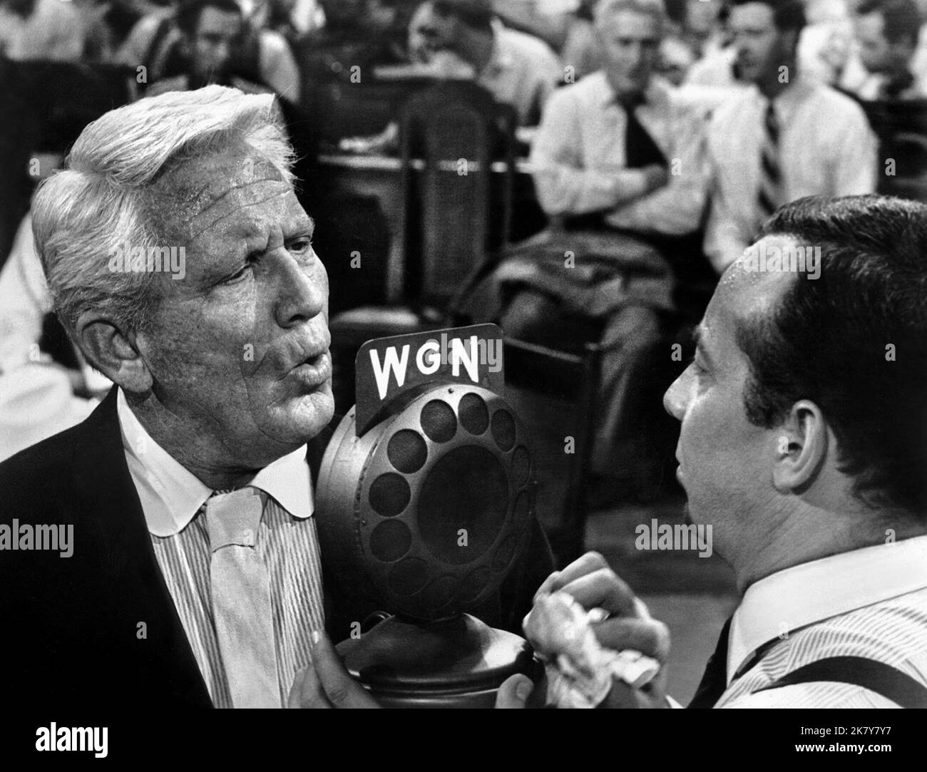 Spencer Tracy Film: Inherit The Wind (1965) Characters: Henry Drummond  Director: Stanley Kramer 01 June 1960   **WARNING** This Photograph is for editorial use only and is the copyright of MGM and/or the Photographer assigned by the Film or Production Company and can only be reproduced by publications in conjunction with the promotion of the above Film. A Mandatory Credit To MGM is required. The Photographer should also be credited when known. No commercial use can be granted without written authority from the Film Company. Stock Photo