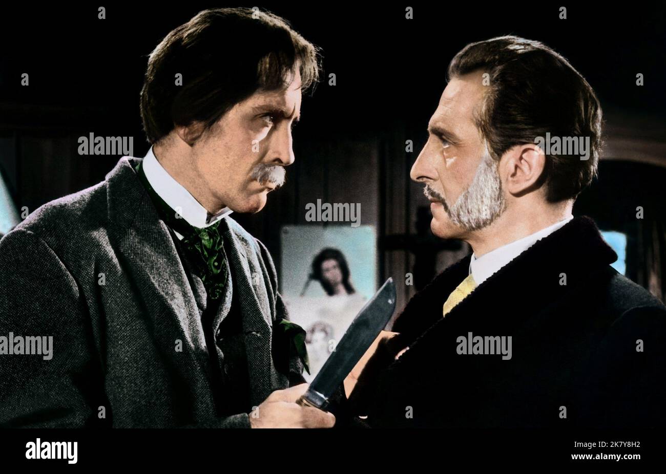 Christopher Lee & Peter Cushing Film: The Gorgon (UK 1964) Characters ...