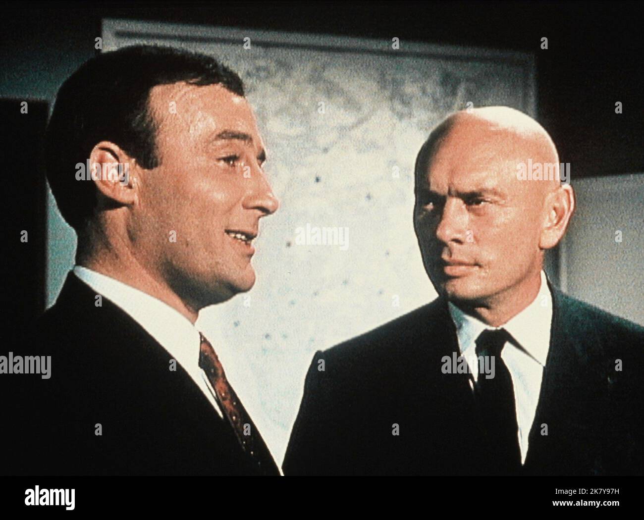 Edward woodward yul brynner film the file of the golden goose 1969