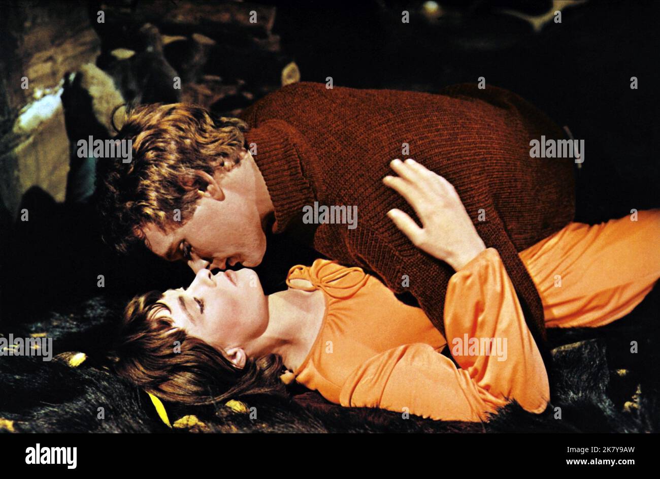 Keir Dullea & Anne Heywood Film: The Fox (1967) Characters: Paul Renfield, Ellen March  Director: Mark Rydell 13 December 1967   **WARNING** This Photograph is for editorial use only and is the copyright of MOTION PICTURES INTERNATIONAL and/or the Photographer assigned by the Film or Production Company and can only be reproduced by publications in conjunction with the promotion of the above Film. A Mandatory Credit To MOTION PICTURES INTERNATIONAL is required. The Photographer should also be credited when known. No commercial use can be granted without written authority from the Film Company. Stock Photo