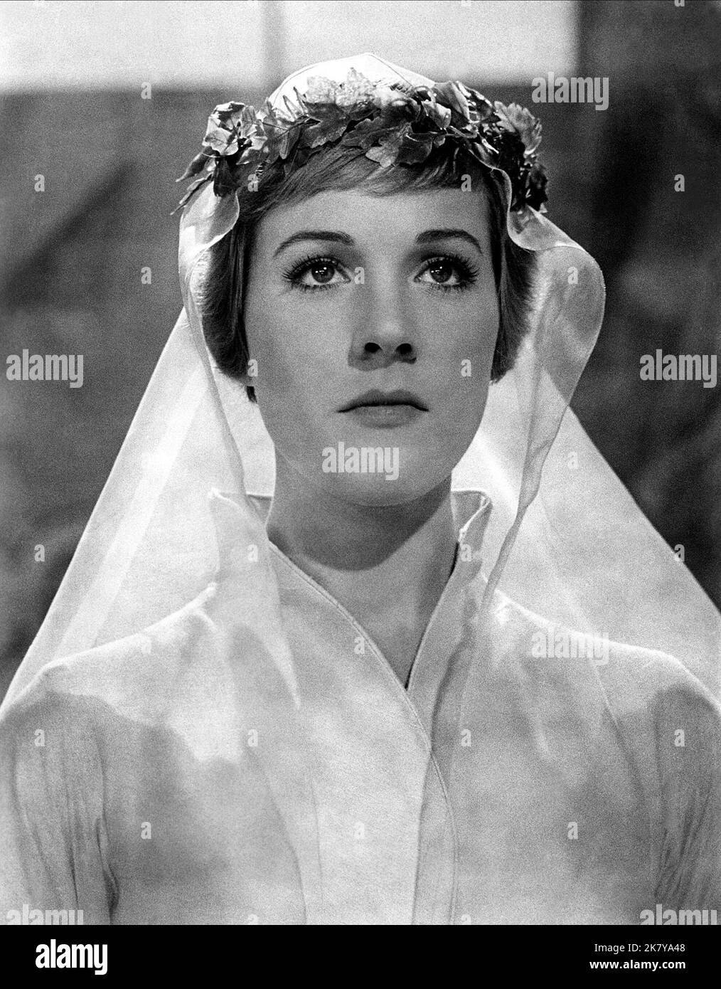 Julie Andrews Film: The Sound Of Music (USA 1965) Characters: Maria  Director: Robert Wise 02 March 1965   **WARNING** This Photograph is for editorial use only and is the copyright of 20TH CENTURY FOX and/or the Photographer assigned by the Film or Production Company and can only be reproduced by publications in conjunction with the promotion of the above Film. A Mandatory Credit To 20TH CENTURY FOX is required. The Photographer should also be credited when known. No commercial use can be granted without written authority from the Film Company. Stock Photo