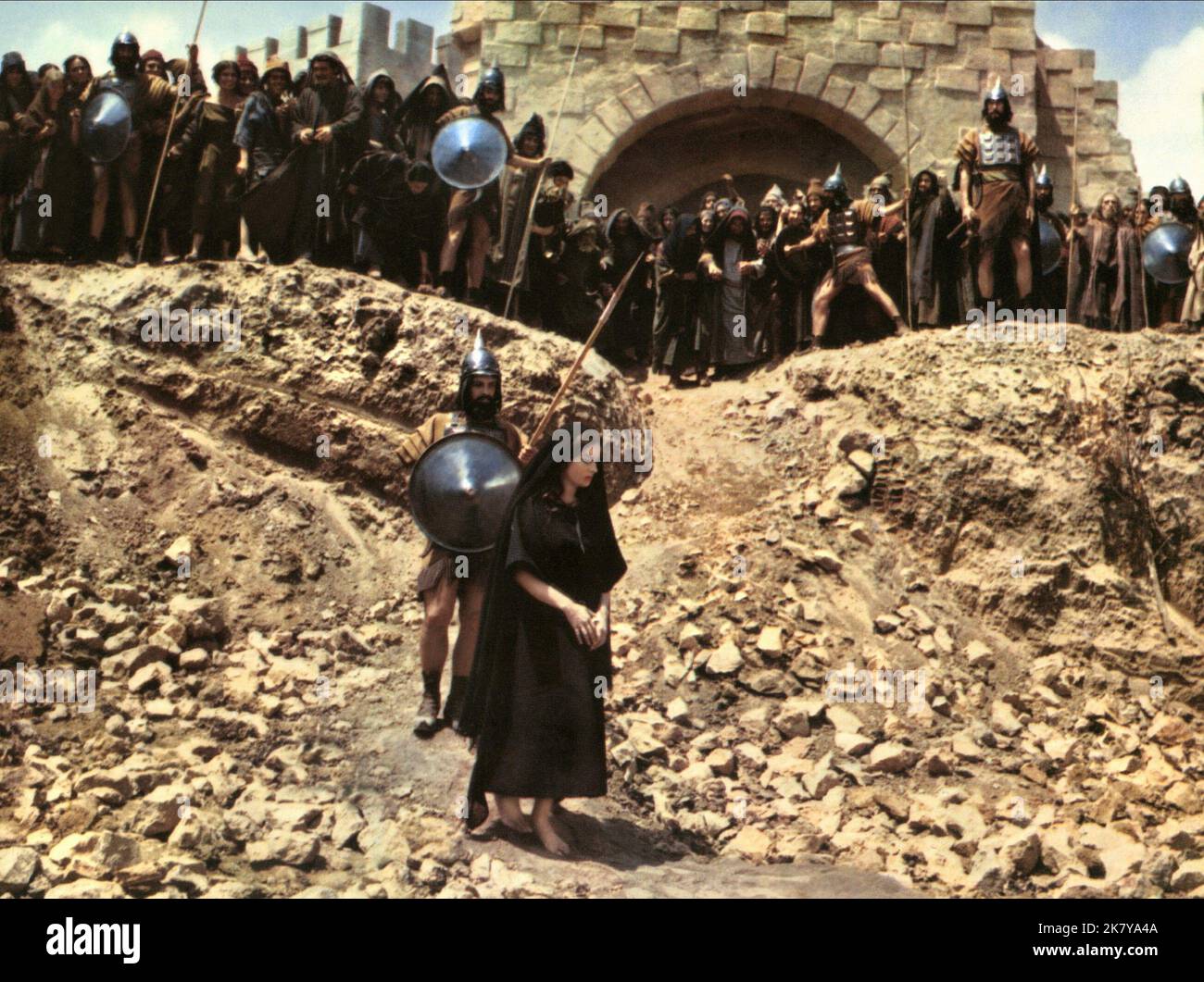 Silvana Mangano Film: Barabbas (1962) Characters: Rachel  Director: Richard Fleischer 21 September 1962   **WARNING** This Photograph is for editorial use only and is the copyright of COLUMBIA and/or the Photographer assigned by the Film or Production Company and can only be reproduced by publications in conjunction with the promotion of the above Film. A Mandatory Credit To COLUMBIA is required. The Photographer should also be credited when known. No commercial use can be granted without written authority from the Film Company. Stock Photo