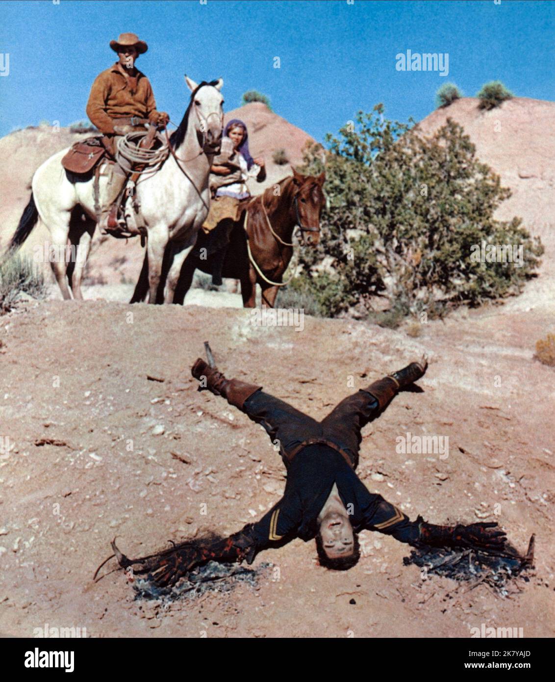 James Garner Film: Duel At Diablo (1966) Characters: Jess Remsberg (scout)  Director: Ralph Nelson 15 June 1966   **WARNING** This Photograph is for editorial use only and is the copyright of UNITED ARTISTS and/or the Photographer assigned by the Film or Production Company and can only be reproduced by publications in conjunction with the promotion of the above Film. A Mandatory Credit To UNITED ARTISTS is required. The Photographer should also be credited when known. No commercial use can be granted without written authority from the Film Company. Stock Photo