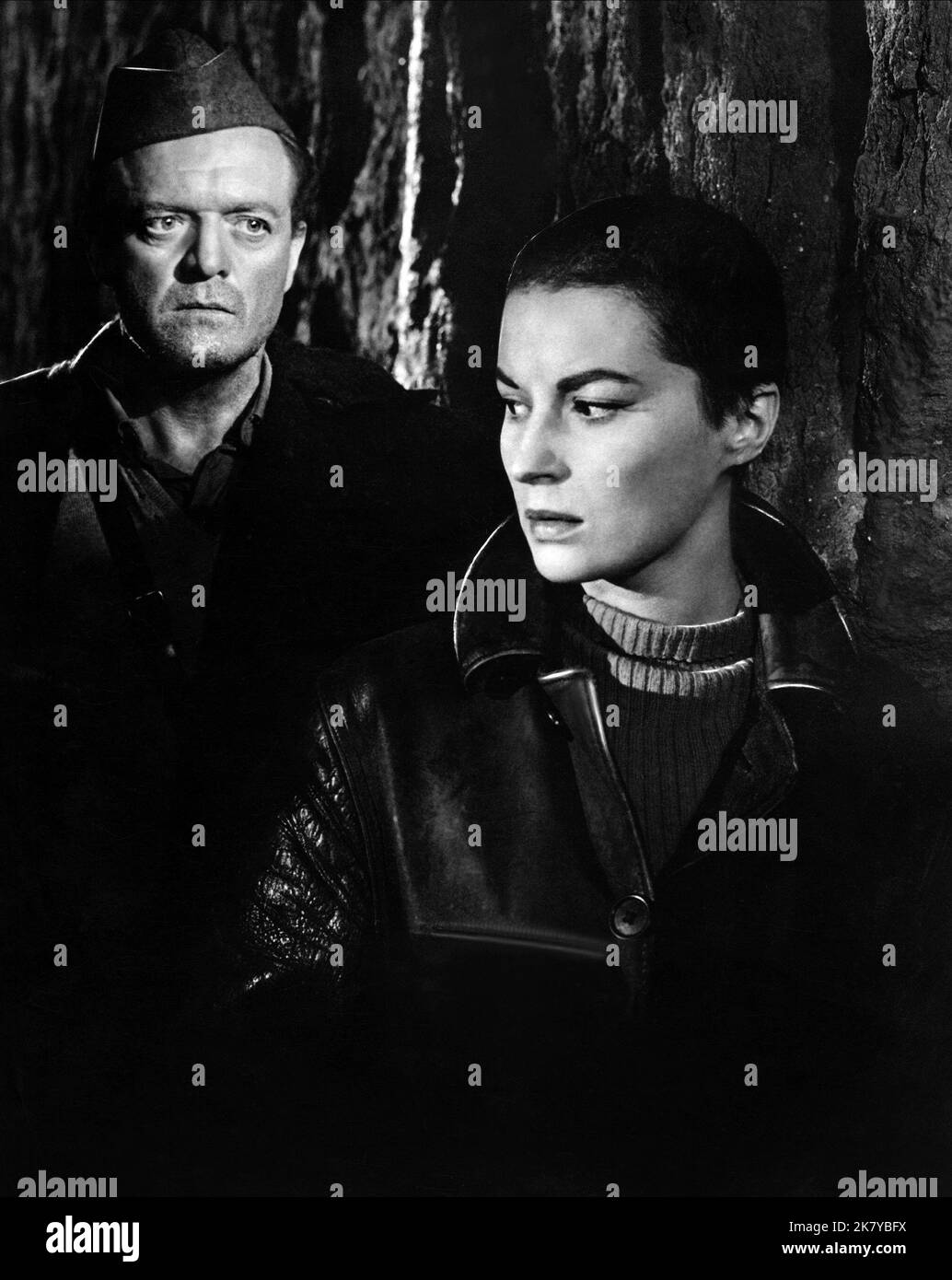 Van Heflin & Silvana Mangano Film: 5 Branded Women; Five Branded Women (USA/IT 1960) Characters: Velko, Jovanka  Director: Martin Ritt 15 March 1960   **WARNING** This Photograph is for editorial use only and is the copyright of PARAMOUNT PICTURES and/or the Photographer assigned by the Film or Production Company and can only be reproduced by publications in conjunction with the promotion of the above Film. A Mandatory Credit To PARAMOUNT PICTURES is required. The Photographer should also be credited when known. No commercial use can be granted without written authority from the Film Company. Stock Photo