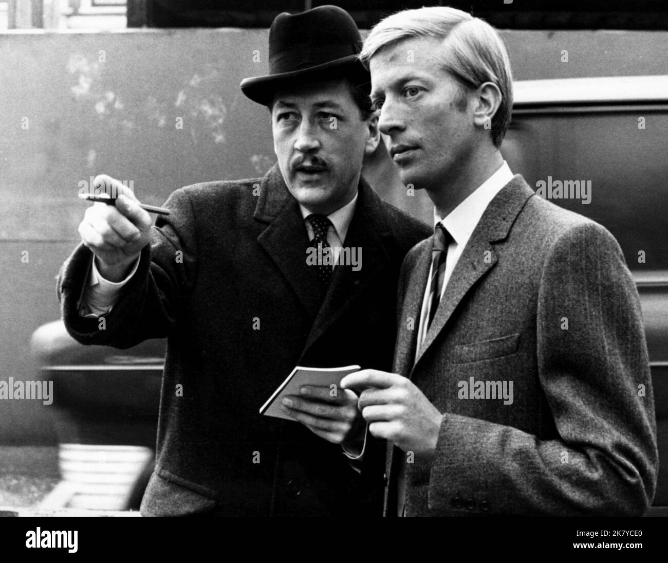 Bernard Hepton & Andrew Ray Television: Thirty Minute Theatre (1969)   28 February 1969   **WARNING** This Photograph is for editorial use only and is the copyright of BBC and/or the Photographer assigned by the Film or Production Company and can only be reproduced by publications in conjunction with the promotion of the above Film. A Mandatory Credit To BBC is required. The Photographer should also be credited when known. No commercial use can be granted without written authority from the Film Company. Stock Photo