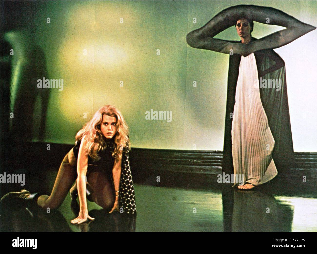 Jane Fonda Film: Barbarella (FR/IT 1968)   Director: Roger Vadim 10 October 1968   **WARNING** This Photograph is for editorial use only and is the copyright of PARAMOUNT and/or the Photographer assigned by the Film or Production Company and can only be reproduced by publications in conjunction with the promotion of the above Film. A Mandatory Credit To PARAMOUNT is required. The Photographer should also be credited when known. No commercial use can be granted without written authority from the Film Company. Stock Photo