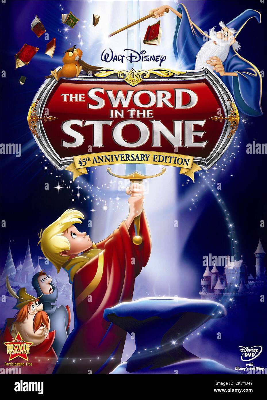 Movie Poster Film: Sword In The Stone (USA 1963)   / Titel Auch: 'Merlin Und Mim' Director: Wolfgang Reitherman 25 December 1963   **WARNING** This Photograph is for editorial use only and is the copyright of DISNEY and/or the Photographer assigned by the Film or Production Company and can only be reproduced by publications in conjunction with the promotion of the above Film. A Mandatory Credit To DISNEY is required. The Photographer should also be credited when known. No commercial use can be granted without written authority from the Film Company. Stock Photo