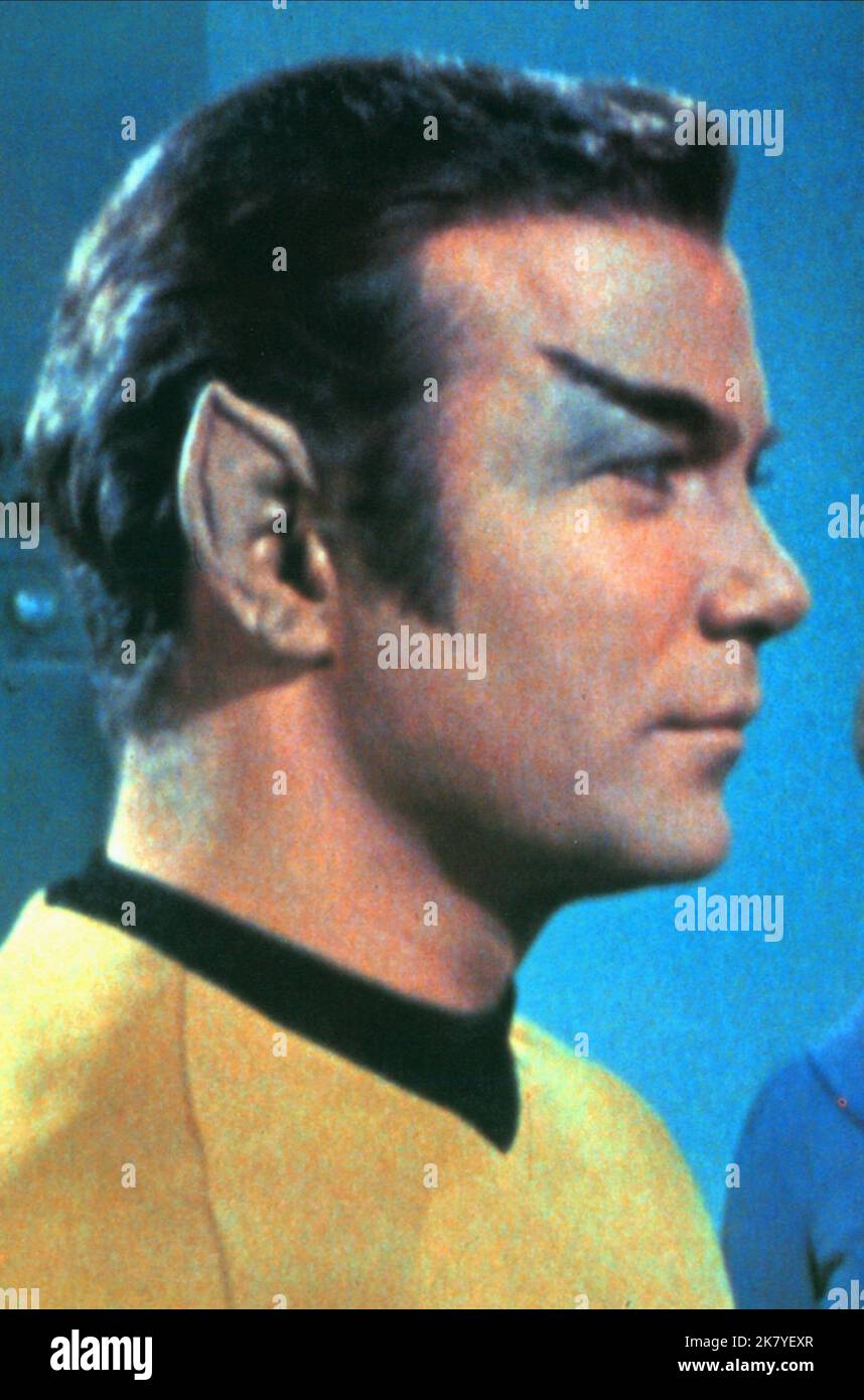 William Shatner Television: Star Trek (TV-Serie) Characters: Captain James T. Kirk  Usa 1966-1969, / Star Trek: The Original Series / Tos 08 September 1966   **WARNING** This Photograph is for editorial use only and is the copyright of PARAMOUNT and/or the Photographer assigned by the Film or Production Company and can only be reproduced by publications in conjunction with the promotion of the above Film. A Mandatory Credit To PARAMOUNT is required. The Photographer should also be credited when known. No commercial use can be granted without written authority from the Film Company. Stock Photo
