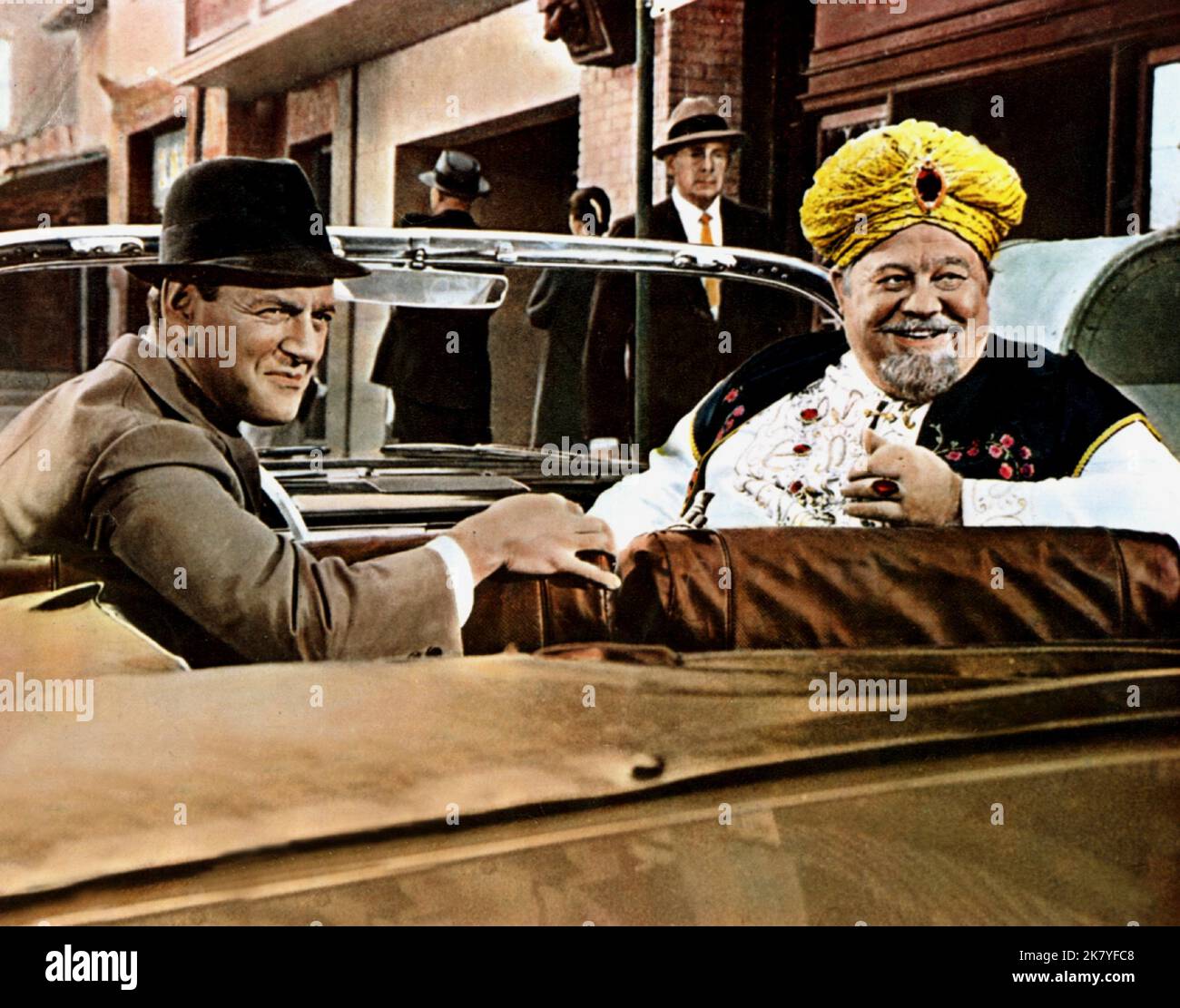 Tony Randall & Burl Ives Film The Brass Bottle (1964) Characters Harold Ventimore & Fakrash