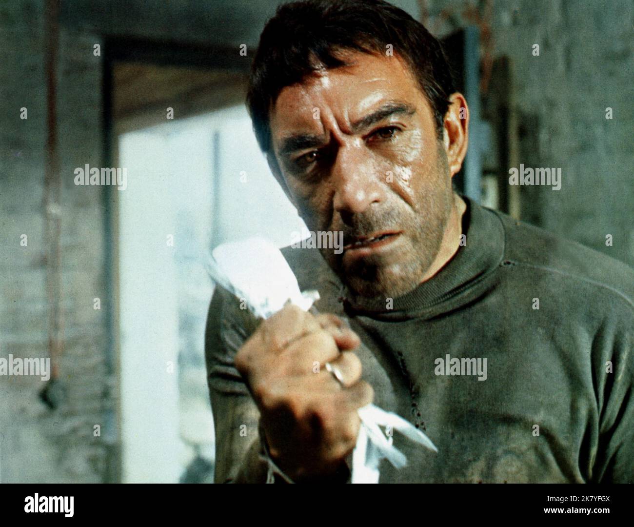 Anthony Quinn Film: The 25th Hour (1967)   Director: Henri Verneuil 16 February 1967   **WARNING** This Photograph is for editorial use only and is the copyright of The Film Company and/or the Photographer assigned by the Film or Production Company and can only be reproduced by publications in conjunction with the promotion of the above Film. A Mandatory Credit To The Film Company is required. The Photographer should also be credited when known. No commercial use can be granted without written authority from the Film Company. Stock Photo