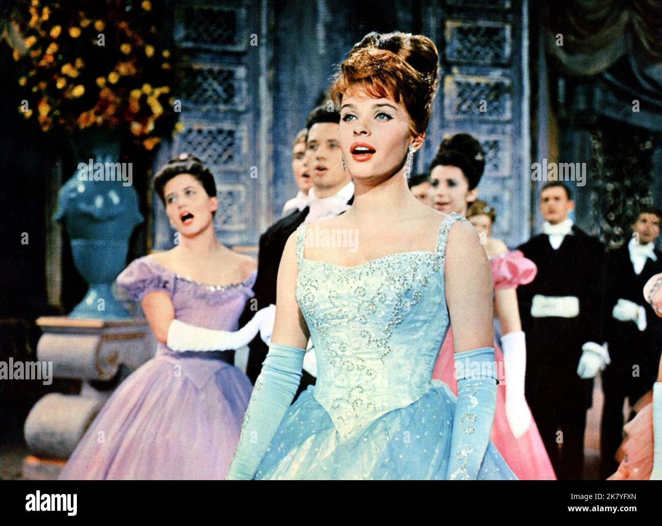 Senta Berger Film: The Waltz King (TV-Film)   Usa 1963, / Aus Der Anthologie-Serie 'Walt Disney'S Wonderful World Of Color' (10. Staffel, Doppelfolge 'The Waltz King') Director: Steve Previn 21 January 1960   **WARNING** This Photograph is for editorial use only and is the copyright of WALT DISNEY and/or the Photographer assigned by the Film or Production Company and can only be reproduced by publications in conjunction with the promotion of the above Film. A Mandatory Credit To WALT DISNEY is required. The Photographer should also be credited when known. No commercial use can be granted witho Stock Photo