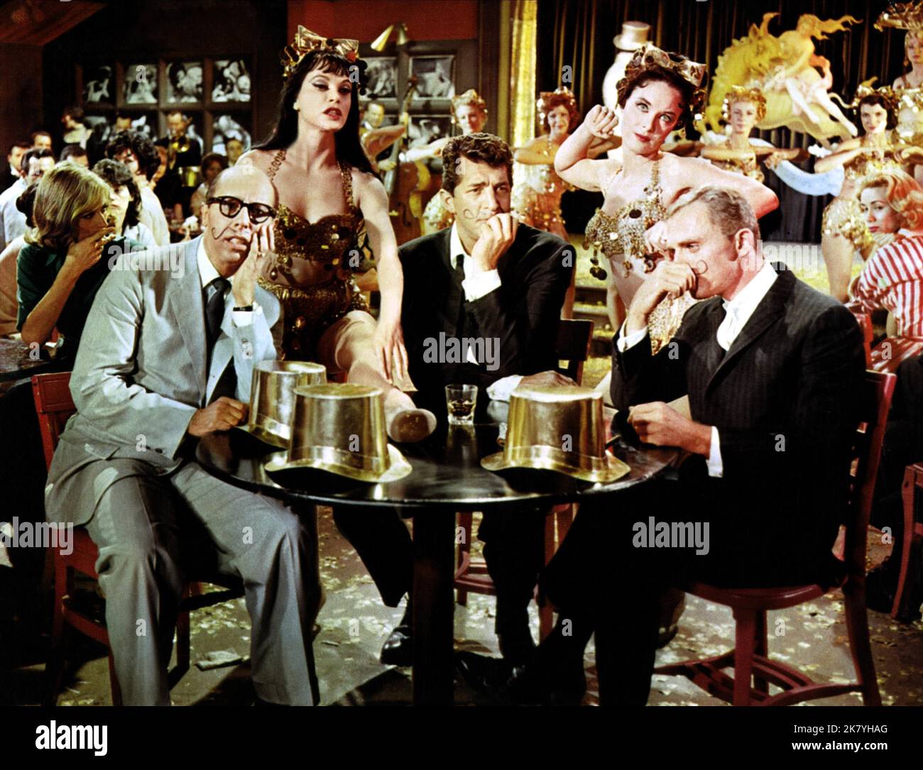 Eddie Foy Jr, Dean Martin & Frank Gorshin Film: Bells Are Ringing (1966) Characters: ,Jeffrey Moss & Blake Barton  Director: Vincente Minnelli 20 June 1960   **WARNING** This Photograph is for editorial use only and is the copyright of MGM and/or the Photographer assigned by the Film or Production Company and can only be reproduced by publications in conjunction with the promotion of the above Film. A Mandatory Credit To MGM is required. The Photographer should also be credited when known. No commercial use can be granted without written authority from the Film Company. Stock Photo