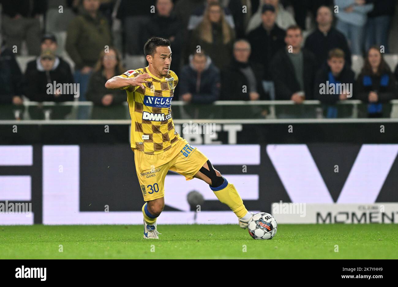 Brugges, Belgium. 19th Oct, 2022. Antonio Nusa (32) of Club Brugge