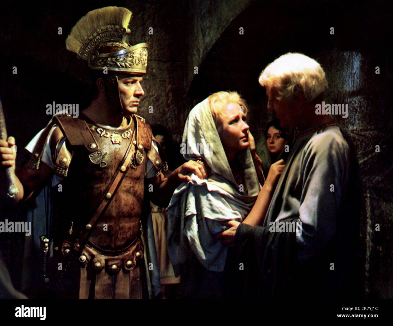 Cornel Wilde & Christine Kaufmann Film Constantine And The Cross; Costantino Il Grande