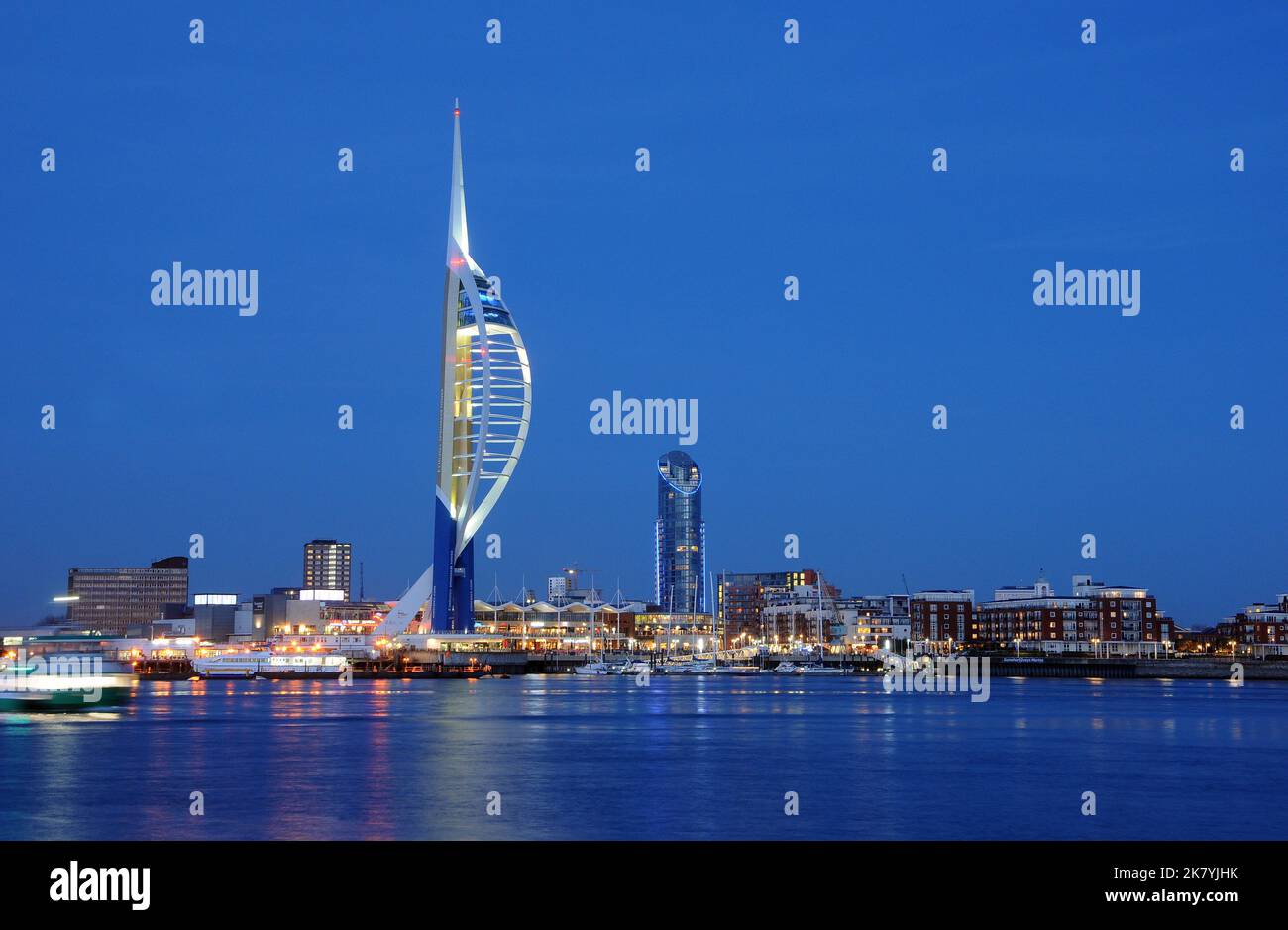 SPINNAKER TOWER, EMIRATES TOWER, GUNWHARF AND THE LIPSTICK TOWER