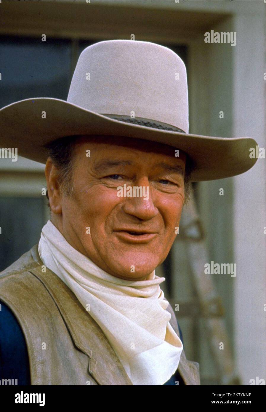 John Wayne Film: The War Wagon (1963) Characters: Taw Jackson  Director: Burt Kennedy 27 May 1967   **WARNING** This Photograph is for editorial use only and is the copyright of UNIVERSAL PICTURES and/or the Photographer assigned by the Film or Production Company and can only be reproduced by publications in conjunction with the promotion of the above Film. A Mandatory Credit To UNIVERSAL PICTURES is required. The Photographer should also be credited when known. No commercial use can be granted without written authority from the Film Company. Stock Photo