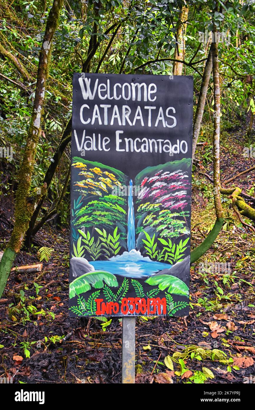 Waterfall Jaco Costa Rica, Trail views, Catarastas Valle Encantado