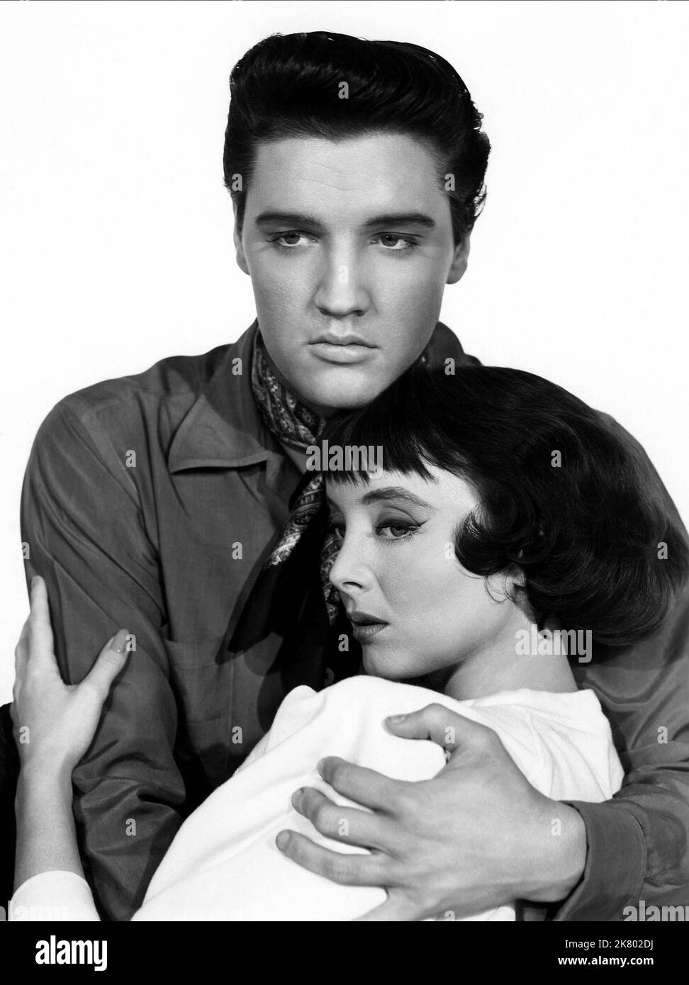 Elvis Presley & Carolyn Jones Film: King Creole (USA 1958) Characters: Danny Fisher, Ronnie  Director: Michael Curtiz 02 July 1958   **WARNING** This Photograph is for editorial use only and is the copyright of PARAMOUNT and/or the Photographer assigned by the Film or Production Company and can only be reproduced by publications in conjunction with the promotion of the above Film. A Mandatory Credit To PARAMOUNT is required. The Photographer should also be credited when known. No commercial use can be granted without written authority from the Film Company. Stock Photo