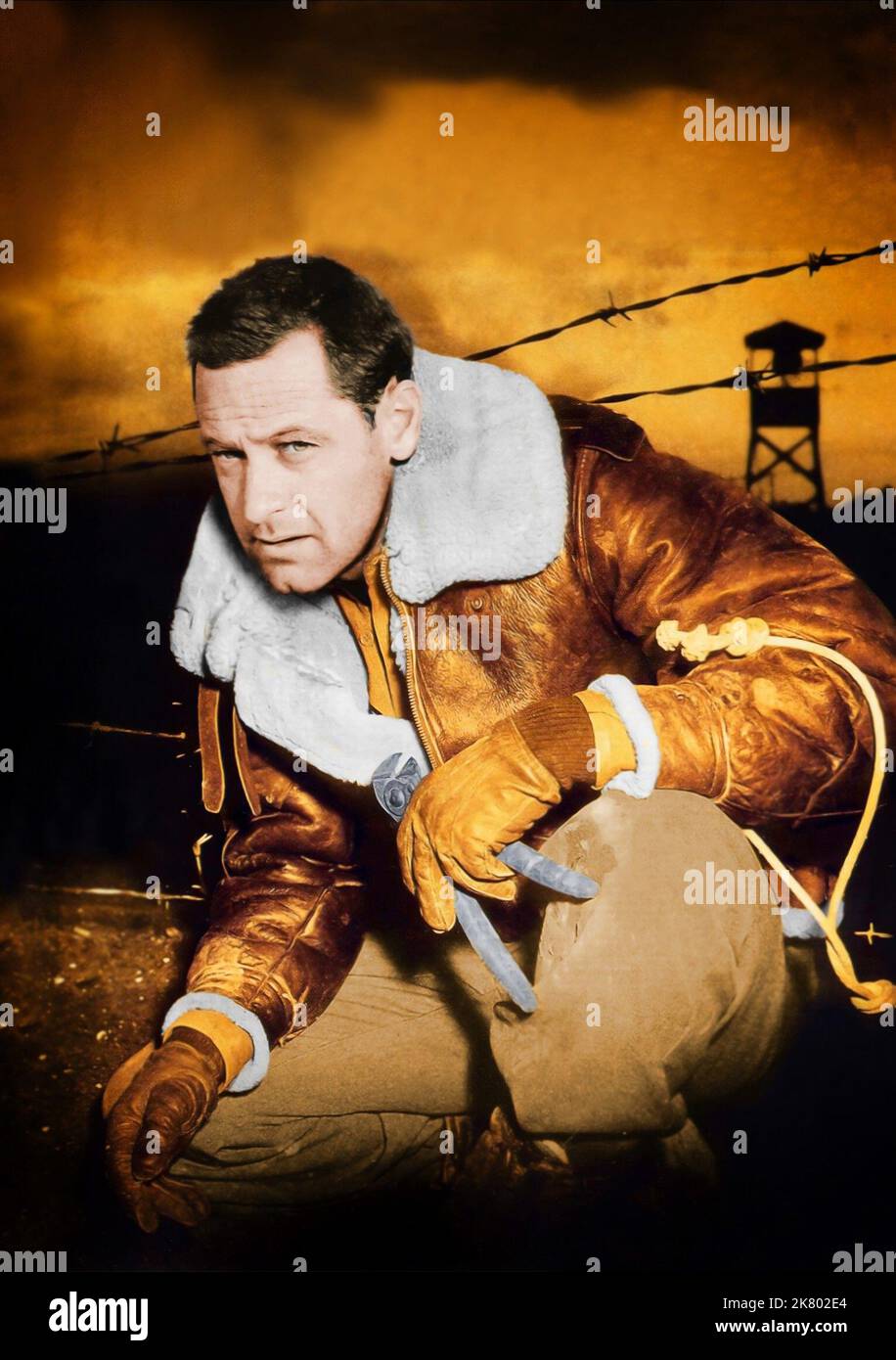 William Holden Film: Stalag 17 (USA 1953) Characters: Sgt. J.J. Sefton  Director: Billy Wilder 29 May 1953   **WARNING** This Photograph is for editorial use only and is the copyright of PARAMOUNT and/or the Photographer assigned by the Film or Production Company and can only be reproduced by publications in conjunction with the promotion of the above Film. A Mandatory Credit To PARAMOUNT is required. The Photographer should also be credited when known. No commercial use can be granted without written authority from the Film Company. Stock Photo