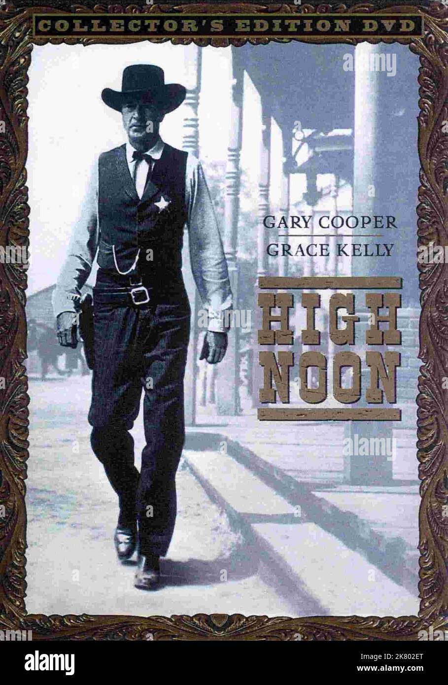 Gary Cooper Poster Film: High Noon (USA 1952) Characters: Marshal Will Kane  Director: Fred Zinnemann 07 July 1952   **WARNING** This Photograph is for editorial use only and is the copyright of UNITED ARTISTS and/or the Photographer assigned by the Film or Production Company and can only be reproduced by publications in conjunction with the promotion of the above Film. A Mandatory Credit To UNITED ARTISTS is required. The Photographer should also be credited when known. No commercial use can be granted without written authority from the Film Company. Stock Photo