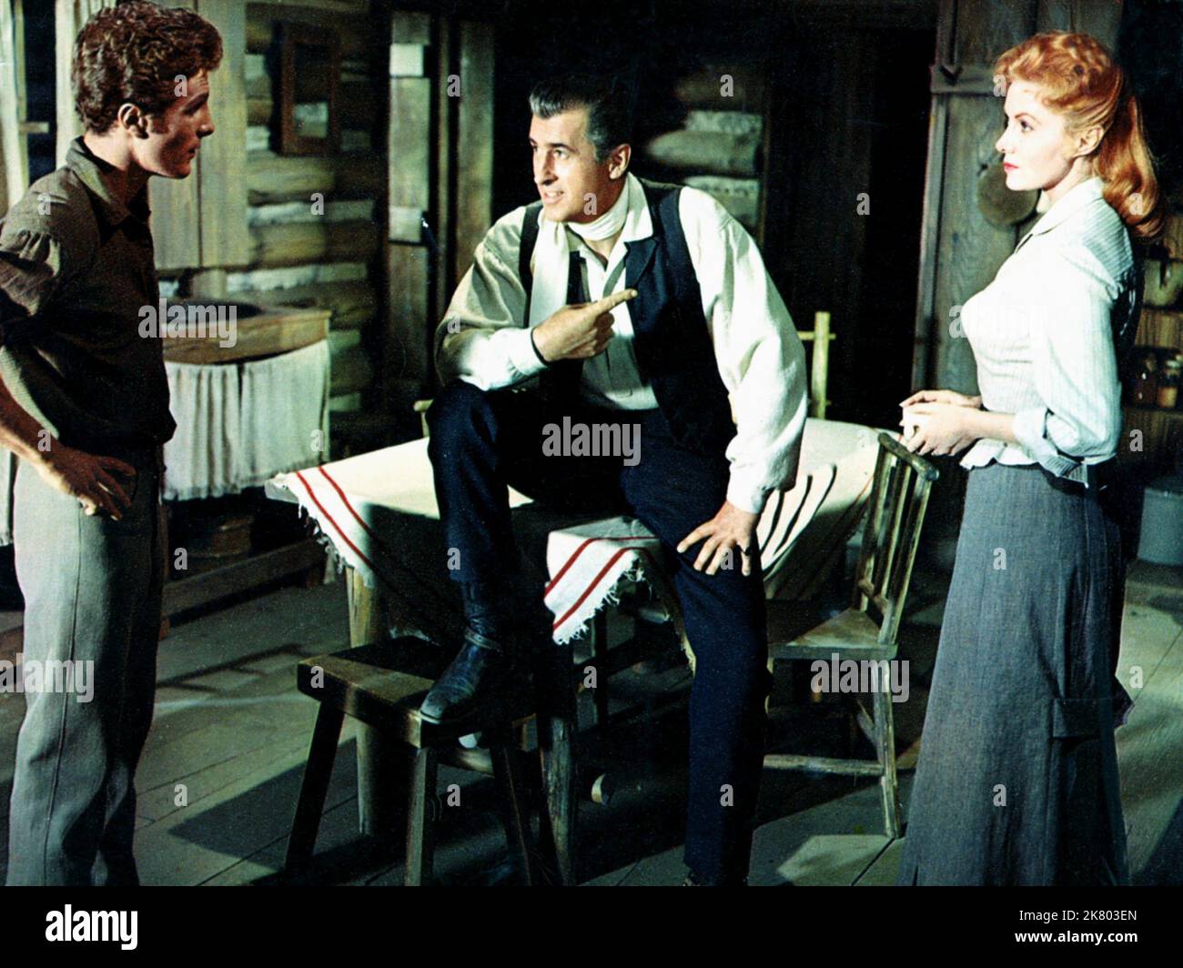 Steven Rownlands Steve Rowlands, Stewart Granger & Rhonda Fleming Film Gun Glory (USA ...