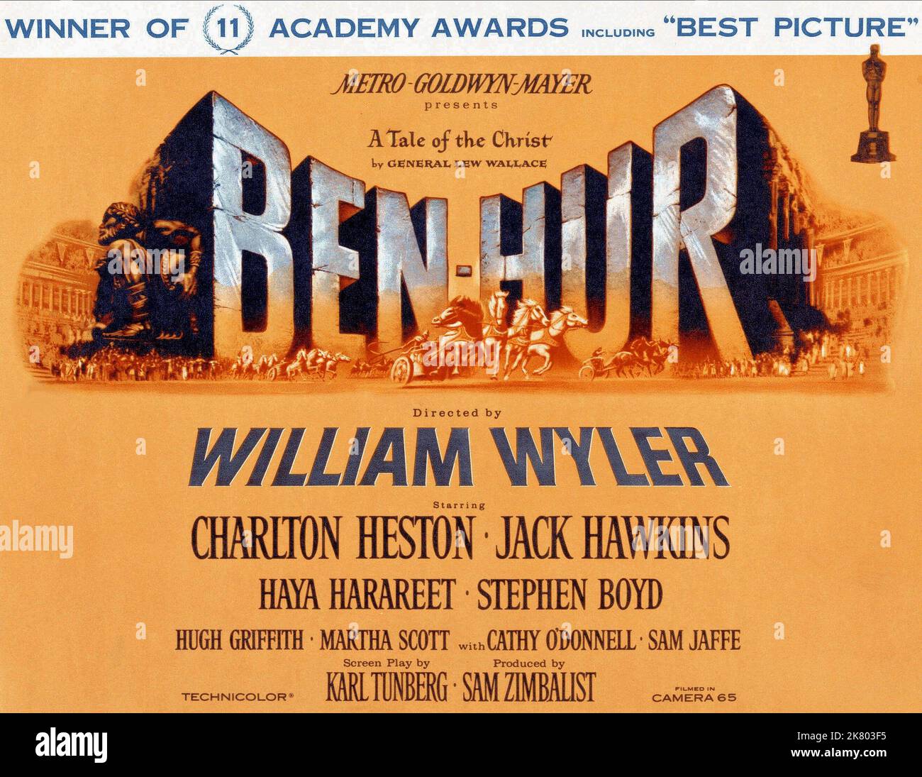 Movie Poster Film: Ben-Hur; Ben Hur (USA 1959) Director: William Wyler