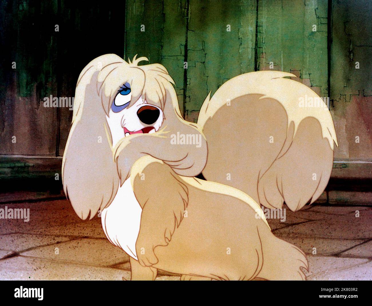 Peg Film: Lady And The Tramp (USA 1955)   Regie: Clyde Geronimi, Wilfred Jackson, Hamilton Luske, Director: C Geronimi, W Jackson, H Luske 16 June 1955   **WARNING** This Photograph is for editorial use only and is the copyright of DISNEY and/or the Photographer assigned by the Film or Production Company and can only be reproduced by publications in conjunction with the promotion of the above Film. A Mandatory Credit To DISNEY is required. The Photographer should also be credited when known. No commercial use can be granted without written authority from the Film Company. Stock Photo