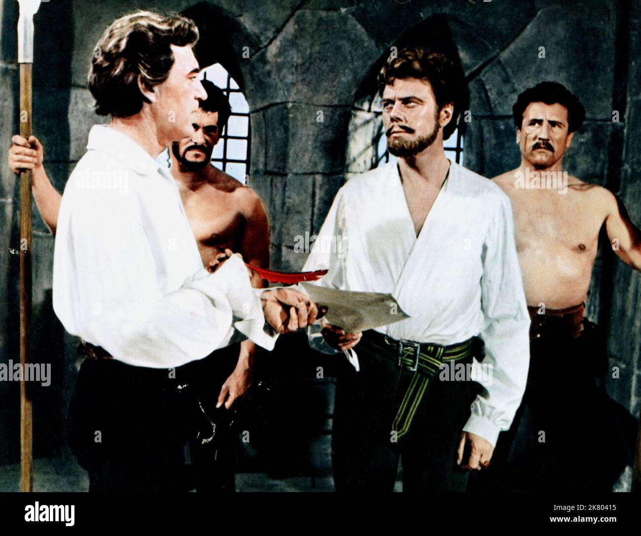 David Farrer & Philip Friend Film Son Of Robin Hood (UK 1958