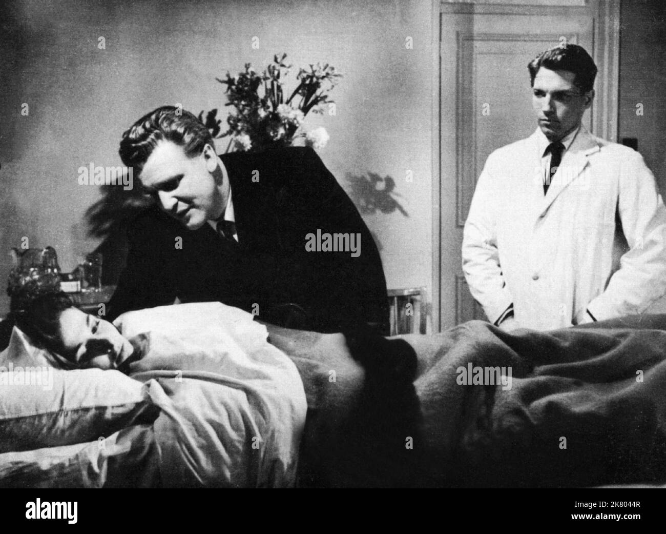 Adrienne Corri, Donald Houston & Lyndon Brook Film The Surgeon'S Knife