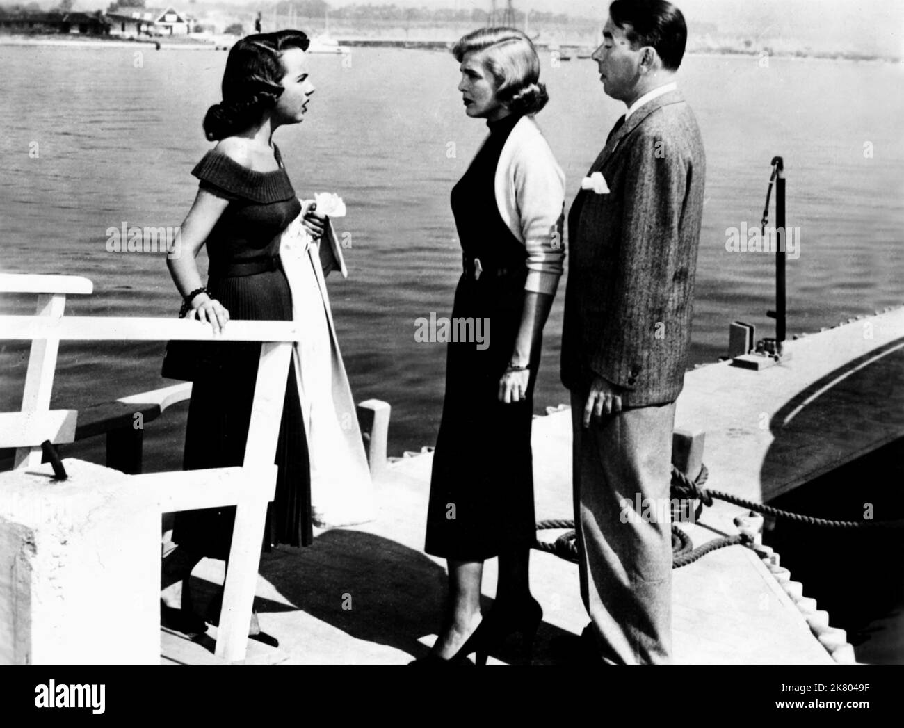 Terry Moore, Lizabeth Scott & Alexander Knox Film Two Of A Kind (1959