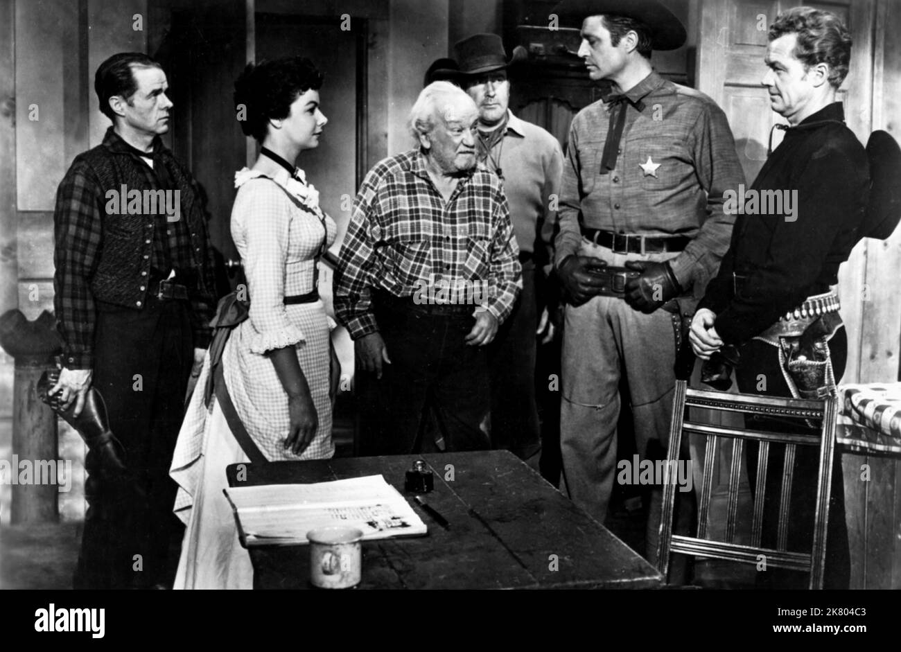 Elisha Cook Jr, Kelly Ryan, George Cleveland, Guinn Williams, Jim Davis ...