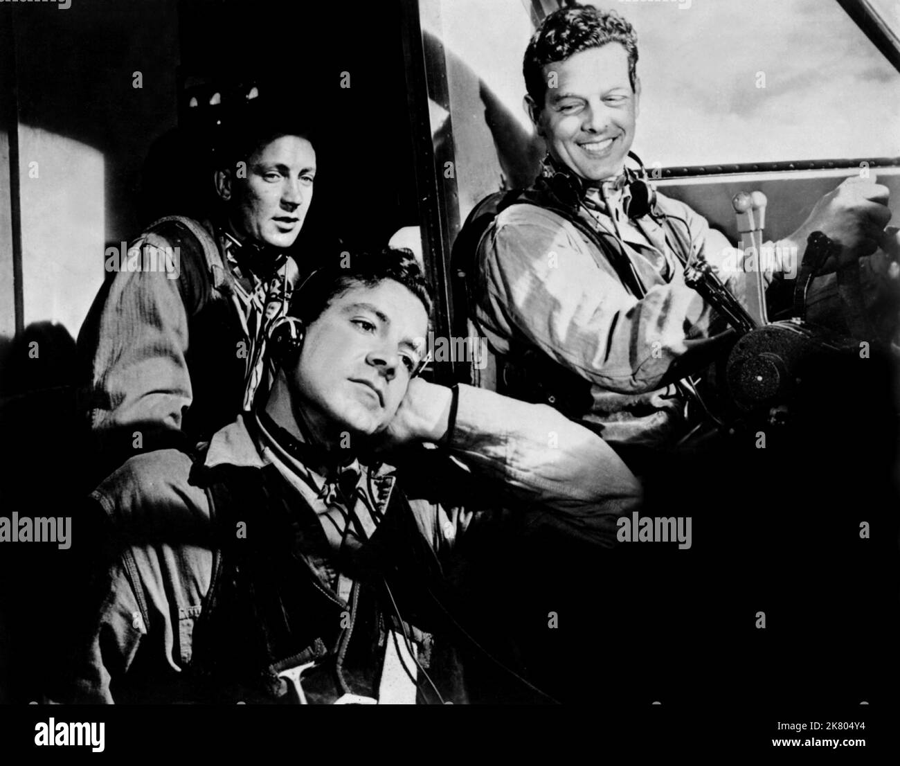 Dana Andrews & Farley Granger Film: The North Star (1953) Characters: Kolya Simonov & Damian Simonov  Director: Lewis Milestone 04 November 1953   **WARNING** This Photograph is for editorial use only and is the copyright of The Film Company and/or the Photographer assigned by the Film or Production Company and can only be reproduced by publications in conjunction with the promotion of the above Film. A Mandatory Credit To The Film Company is required. The Photographer should also be credited when known. No commercial use can be granted without written authority from the Film Company. Stock Photo