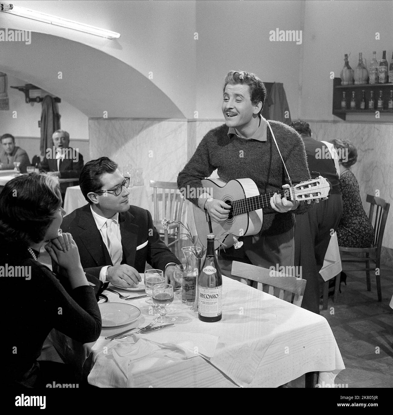 Domenico Modugno Film Into The Blue; Nel Blu Dipinto Di Blu (1959)  Characters: Turi La Rosa Director: Piero Tellini 01 June 1959 **WARNING**  This Photograph is for editorial use only and is, image size:1300x1374