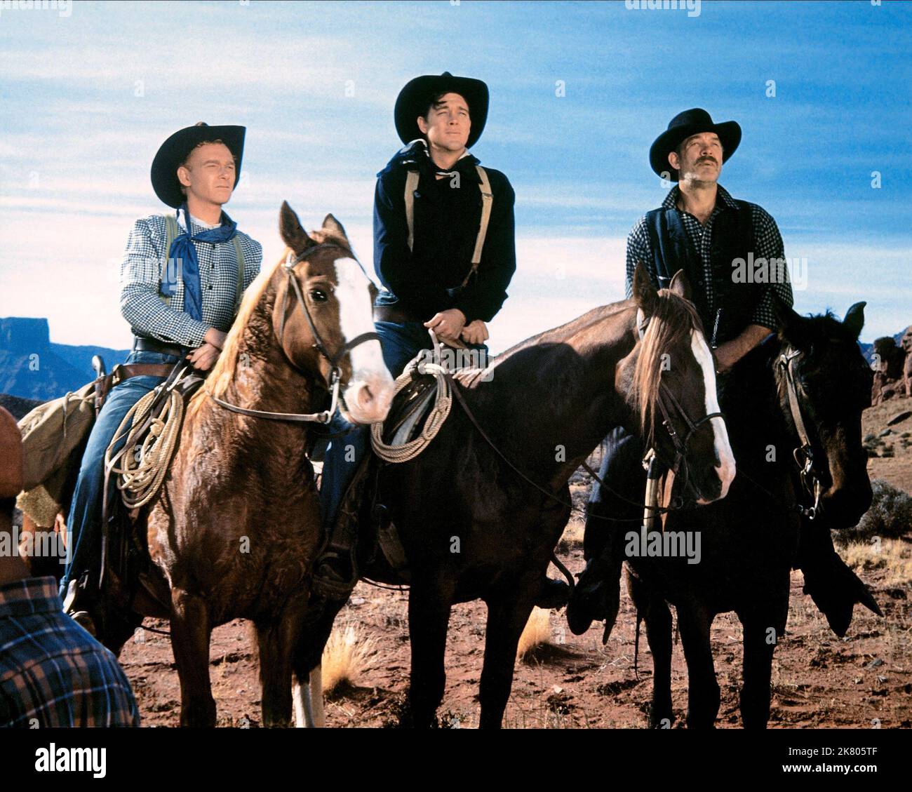 Harry Carey Jr., Ben Johnson & Ward Bond Film Wagon Master (USA 1950