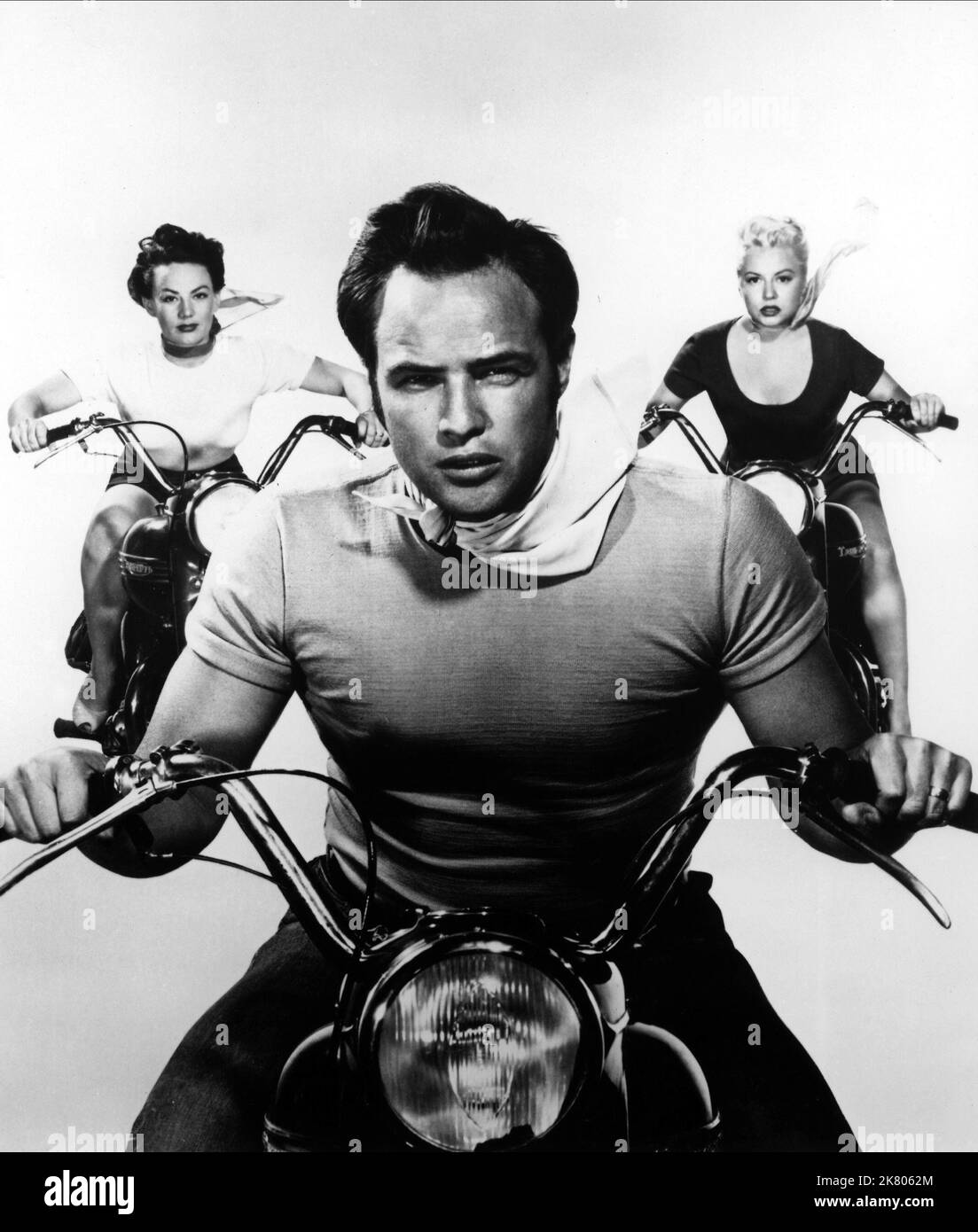 Mary Murphy And Marlon Brando Film The Wild One 1953 Characters Kathie Bleeker Johnny 