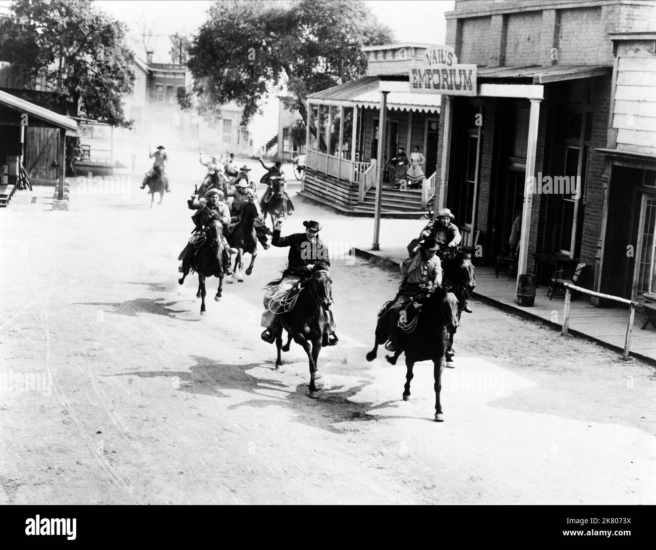 Movie Scene Film: Blackjack Ketchum, Desperado (1956)   Director: Earl Bellamy 01 April 1956   **WARNING** This Photograph is for editorial use only and is the copyright of CLOVER PRODUCTIONS and/or the Photographer assigned by the Film or Production Company and can only be reproduced by publications in conjunction with the promotion of the above Film. A Mandatory Credit To CLOVER PRODUCTIONS is required. The Photographer should also be credited when known. No commercial use can be granted without written authority from the Film Company. Stock Photo