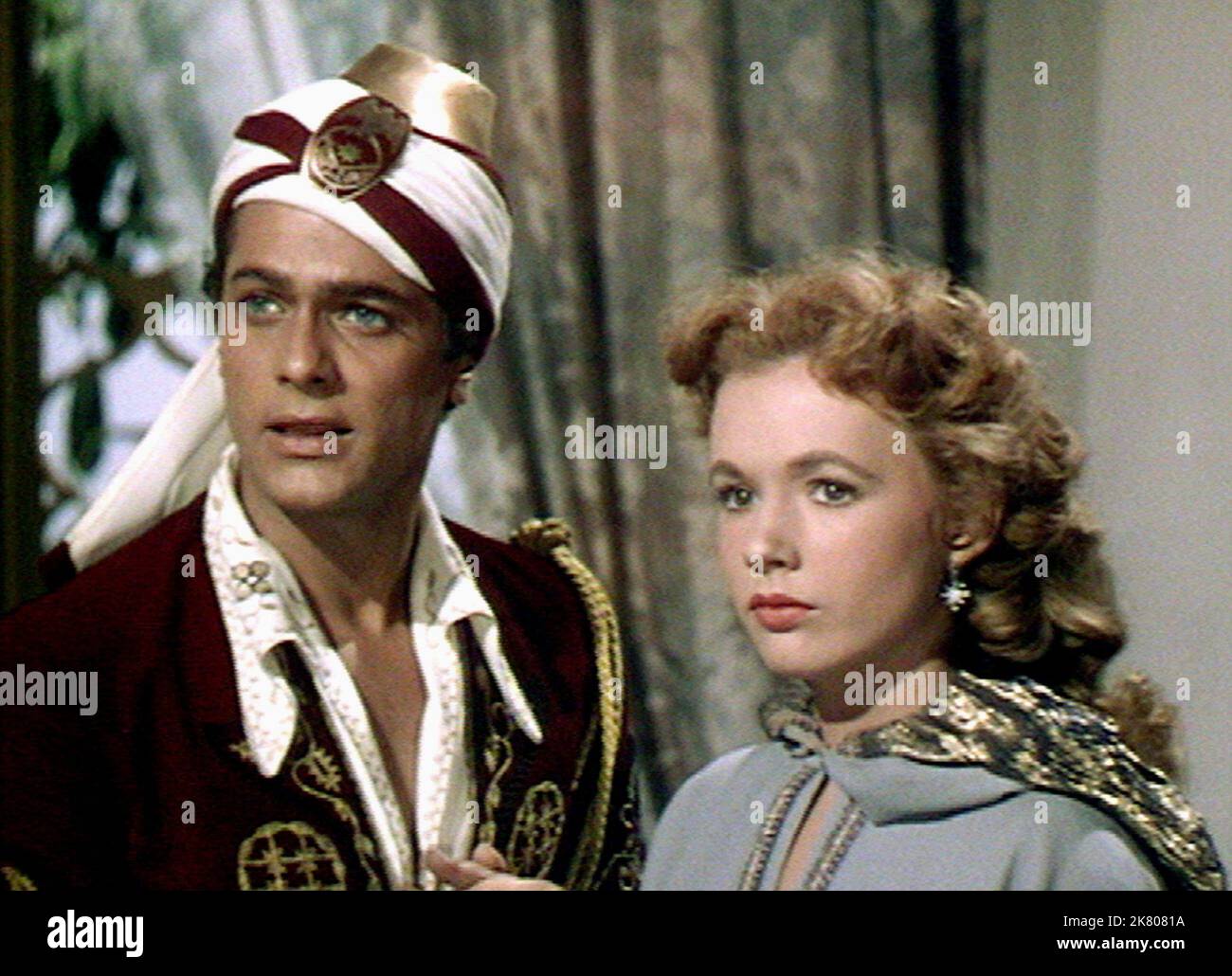 Tony Curtis & Piper Laurie Film Son Of Ali Baba (1952) Characters ...