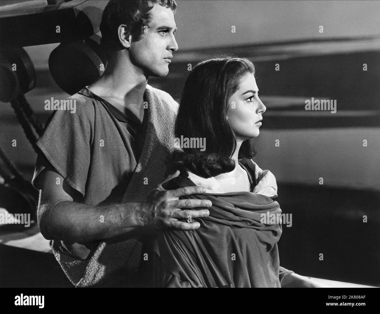 Paul Newman & Pier Angeli Film The Silver Chalice (USA 1954) Characters ...