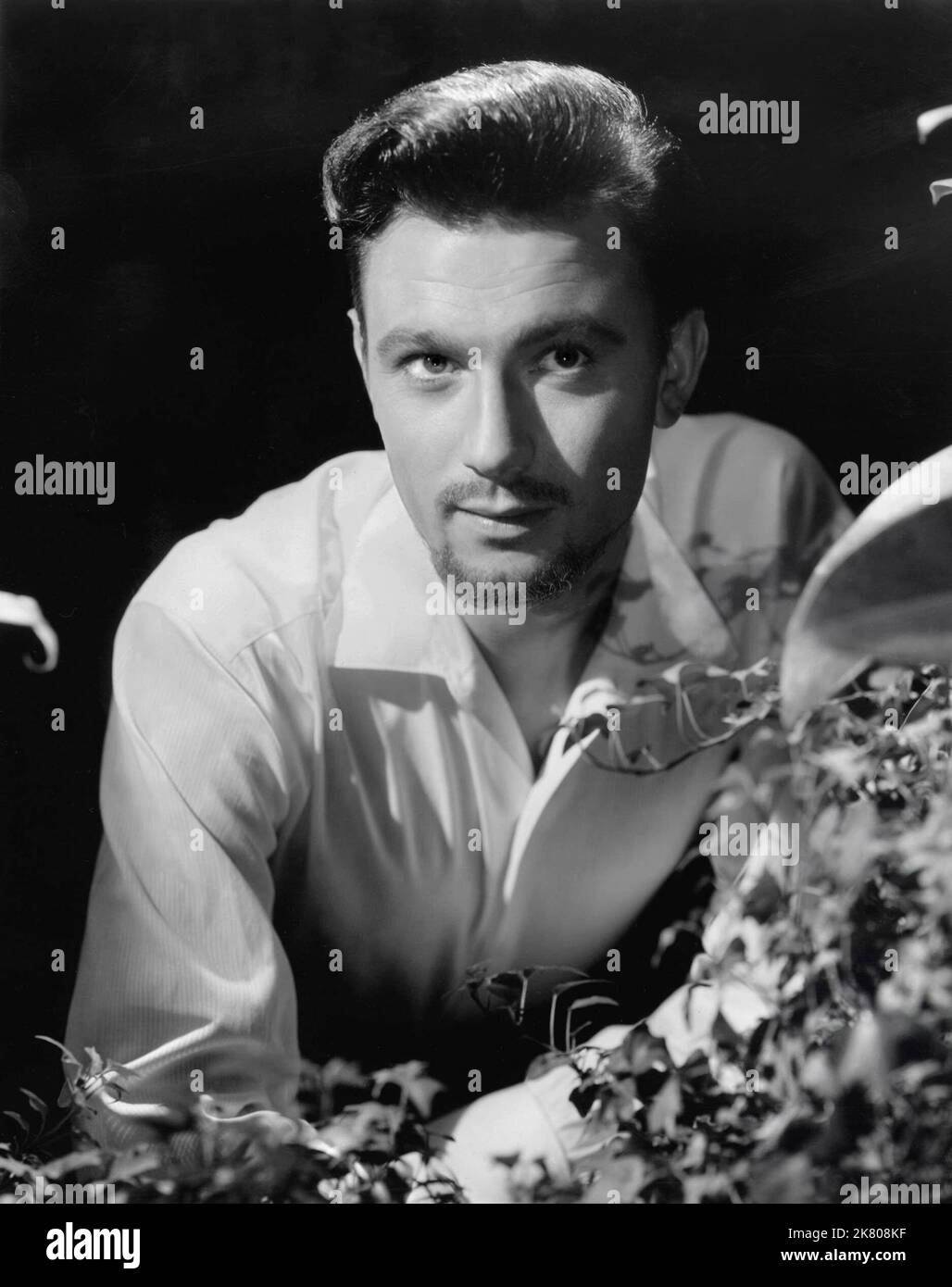 Laurence Harvey Film: King Richard And The Crusaders (1952) Characters: Sir Kenneth of the Leopard  Director: David Butler 07 August 1954   **WARNING** This Photograph is for editorial use only and is the copyright of WARNER BROS and/or the Photographer assigned by the Film or Production Company and can only be reproduced by publications in conjunction with the promotion of the above Film. A Mandatory Credit To WARNER BROS is required. The Photographer should also be credited when known. No commercial use can be granted without written authority from the Film Company. Stock Photo