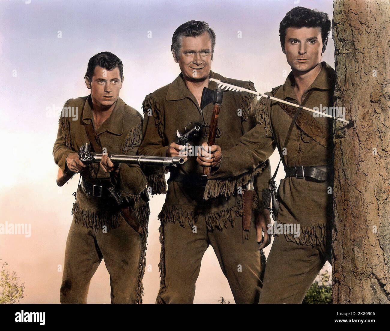 Keith Larsen, Buddy Epsen, Don Burnett Film: Frontier Rangers (1955 ...